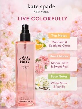Kate Spade pink Live Color Fully